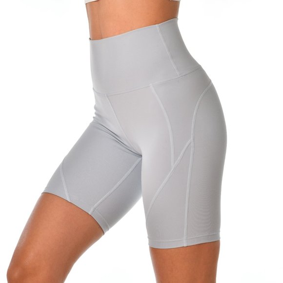 Eljika High-Waist Tights Women's Workout Yoga Shorts - Picture 5 of 10